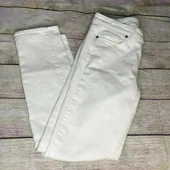 Paige White Skyline Ankle Peg Skinny Jeans - Picture 1 of 5